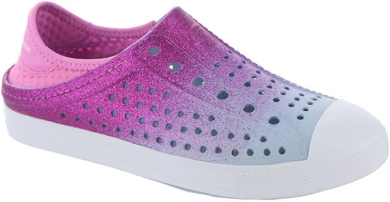 SKECHERS Kids Girls Foamies Guzman Steps - Glitterland Water Shoe - Image 2